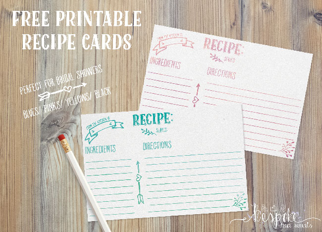 Free Printable Bridal Shower Recipe Cards - Bespoke Decor free-printable-bridal-shower-recipe-cards-bespoke-decor